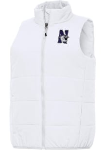 Womens Northwestern Wildcats White Antigua Experience Vest