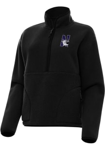 Antigua Northwestern Wildcats Womens  Figure Qtr Zip