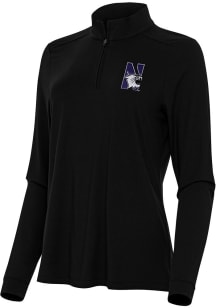 Antigua Northwestern Wildcats Womens  Intent Qtr Zip