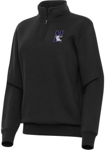 Antigua Northwestern Wildcats Womens  Victory Qtr Zip