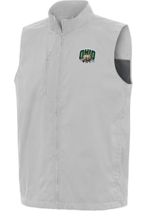 Antigua Ohio Bobcats Mens Grey Brisk Sleeveless Jacket