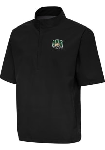 Antigua Ohio Bobcats Mens  Brisk Short Sleeve Jacket