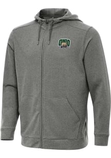 Antigua Ohio Bobcats Mens Black Effortless Light Weight Jacket