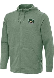 Antigua Ohio Bobcats Mens Green Effortless Light Weight Jacket