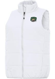 Antigua Ohio Bobcats Womens White Experience Vest