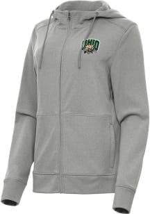 Antigua Ohio Bobcats Womens Grey Seeker Light Weight Jacket