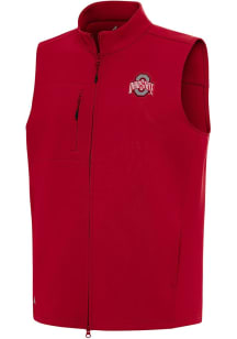 Mens Ohio State Buckeyes Red Antigua Demand Vest