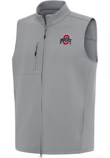 Mens Ohio State Buckeyes Grey Antigua Demand Vest