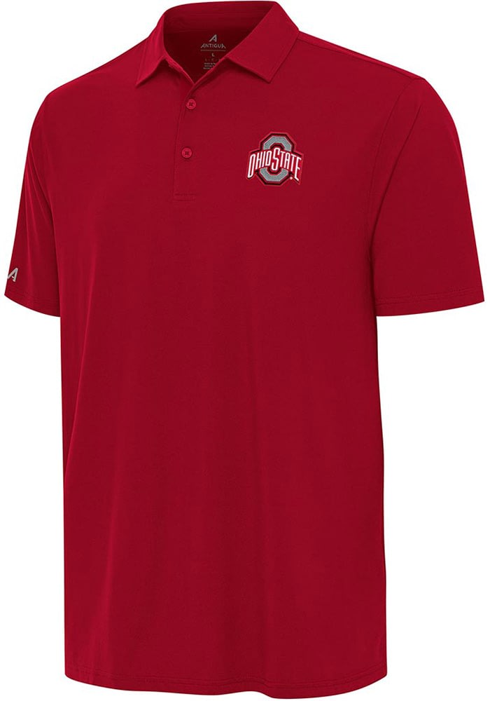 Antigua Ohio State Buckeyes Mens Era Short Sleeve Polo