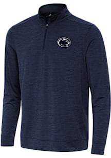 Antigua Penn State Nittany Lions Mens Navy Blue Bright Long Sleeve Qtr Zip Pullover