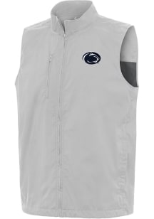 Mens Penn State Nittany Lions Grey Antigua Brisk Vest