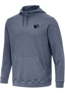 Mens Penn State Nittany Lions Navy Blue Antigua Cloud Hooded Sweatshirt