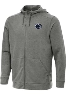 Mens Penn State Nittany Lions Black Antigua Effortless Light Weight Jacket