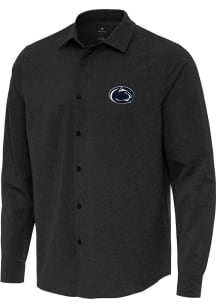 Mens Penn State Nittany Lions  Antigua Exposure Long Sleeve Dress Shirt