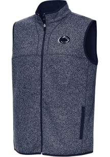 Mens Penn State Nittany Lions Navy Blue Antigua Fortune Vest