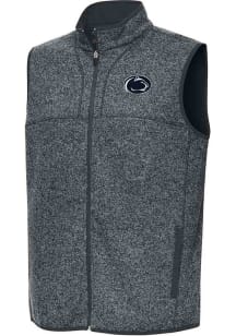 Mens Penn State Nittany Lions Grey Antigua Fortune Vest