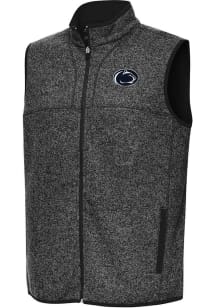 Mens Penn State Nittany Lions Black Antigua Fortune Vest