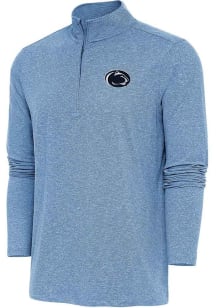 Antigua Penn State Nittany Lions Mens Blue Hunk Long Sleeve Qtr Zip Pullover