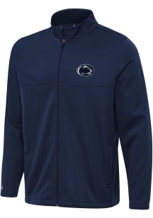 Mens Penn State Nittany Lions Navy Blue Antigua Links 2 Light Weight Jacket