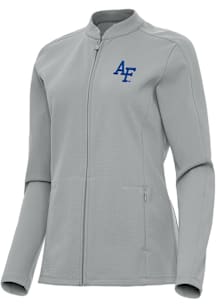 Antigua Air Force Falcons Womens Grey Regard Light Weight Jacket