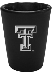 Texas Tech Red Raiders 2oz Black Etched Ceramic Shot Glass
