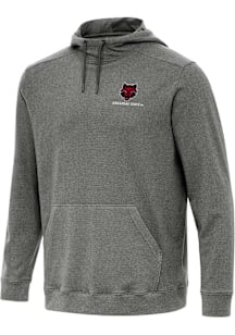 Antigua Arkansas State Red Wolves Mens Black Cloud Long Sleeve Hoodie