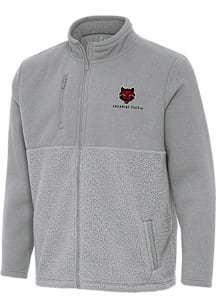 Antigua Arkansas State Red Wolves Mens Grey Daily Fused Medium Weight Jacket