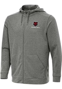 Antigua Arkansas State Red Wolves Mens Black Effortless Light Weight Jacket