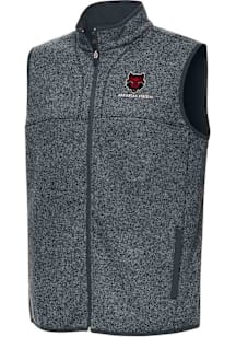 Antigua Arkansas State Red Wolves Mens Grey Fortune Sleeveless Jacket