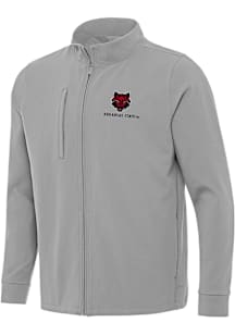 Antigua Arkansas State Red Wolves Mens Grey Regard Light Weight Jacket