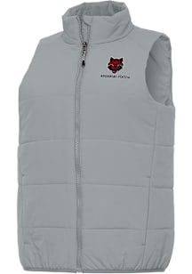 Antigua Arkansas State Red Wolves Womens Grey Experience Vest
