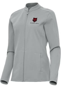Antigua Arkansas State Red Wolves Womens Grey Regard Light Weight Jacket