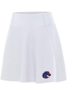 Antigua Boise State Broncos Womens White Chip Skort Skirt