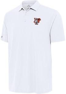 Antigua Bowling Green Falcons Mens White Era Short Sleeve Polo