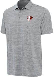 Antigua Bowling Green Falcons Mens Grey Layout Short Sleeve Polo