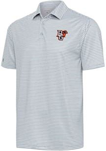 Antigua Bowling Green Falcons Mens Grey Skills Short Sleeve Polo