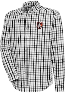 Antigua Bowling Green Falcons Mens Black Tending Long Sleeve Dress Shirt