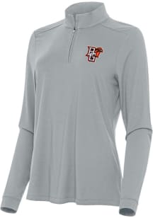 Antigua Bowling Green Falcons Womens Grey Intent Qtr Zip