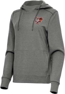 Antigua Bowling Green Falcons Womens Black Justice Hooded Sweatshirt