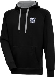 Antigua Butler Bulldogs Mens Black Victory Long Sleeve Hoodie