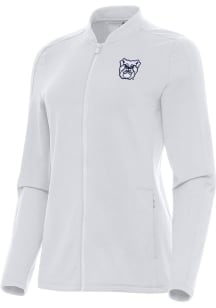 Antigua Butler Bulldogs Womens White Continual Light Weight Jacket