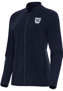 Antigua Butler Bulldogs Womens Navy Blue Continual Light Weight Jacket
