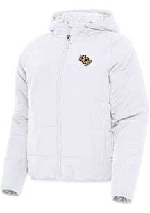Antigua UCF Knights Womens White Universe Filled Jacket
