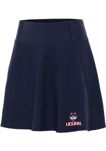 Antigua UConn Huskies Womens Navy Blue Chip Skort Skirt