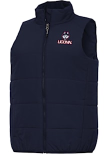 Antigua UConn Huskies Womens Navy Blue Experience Vest
