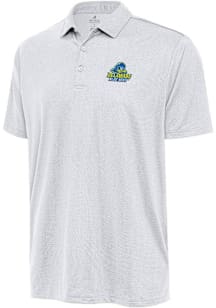 Antigua Delaware Fightin' Blue Hens Mens White Ellipse Short Sleeve Polo