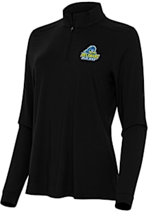 Antigua Delaware Fightin' Blue Hens Womens Black Intent Qtr Zip