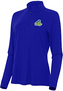 Antigua Delaware Fightin' Blue Hens Womens Blue Intent Qtr Zip