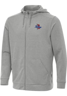 Mens Tulsa Golden Hurricane Grey Antigua Effortless Light Weight Jacket