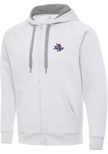 White Tulsa Golden Hurricane Antigua Mens Victory Big and Tall Light Weight Jacket